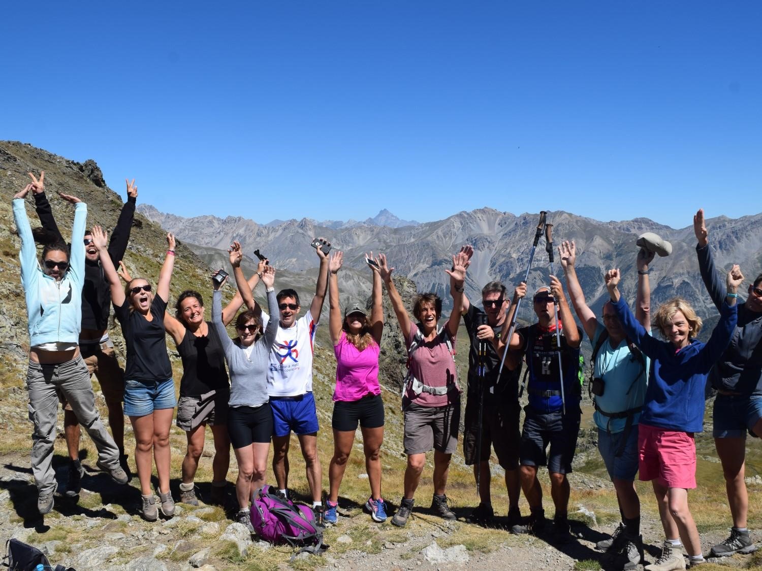 Photo de groupe randonnée