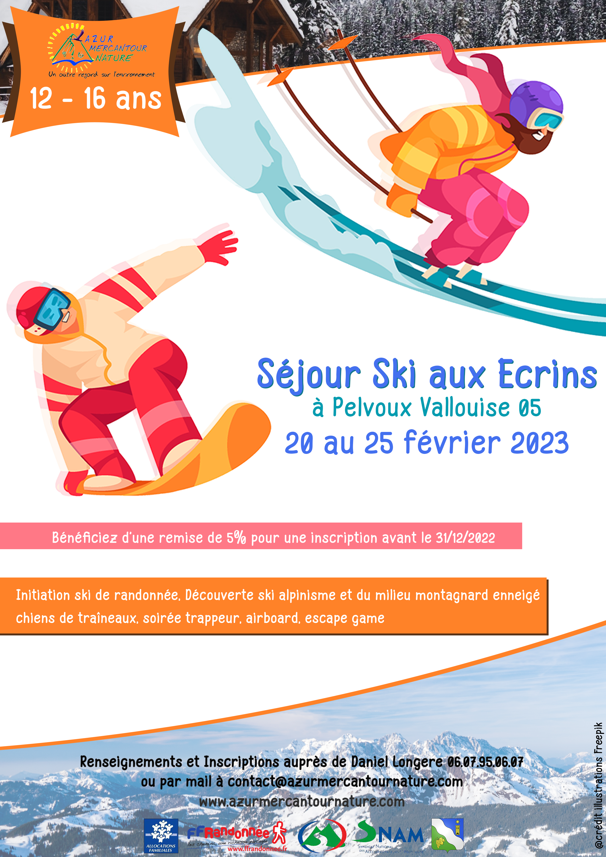 Flyer ski 20 au 25 février